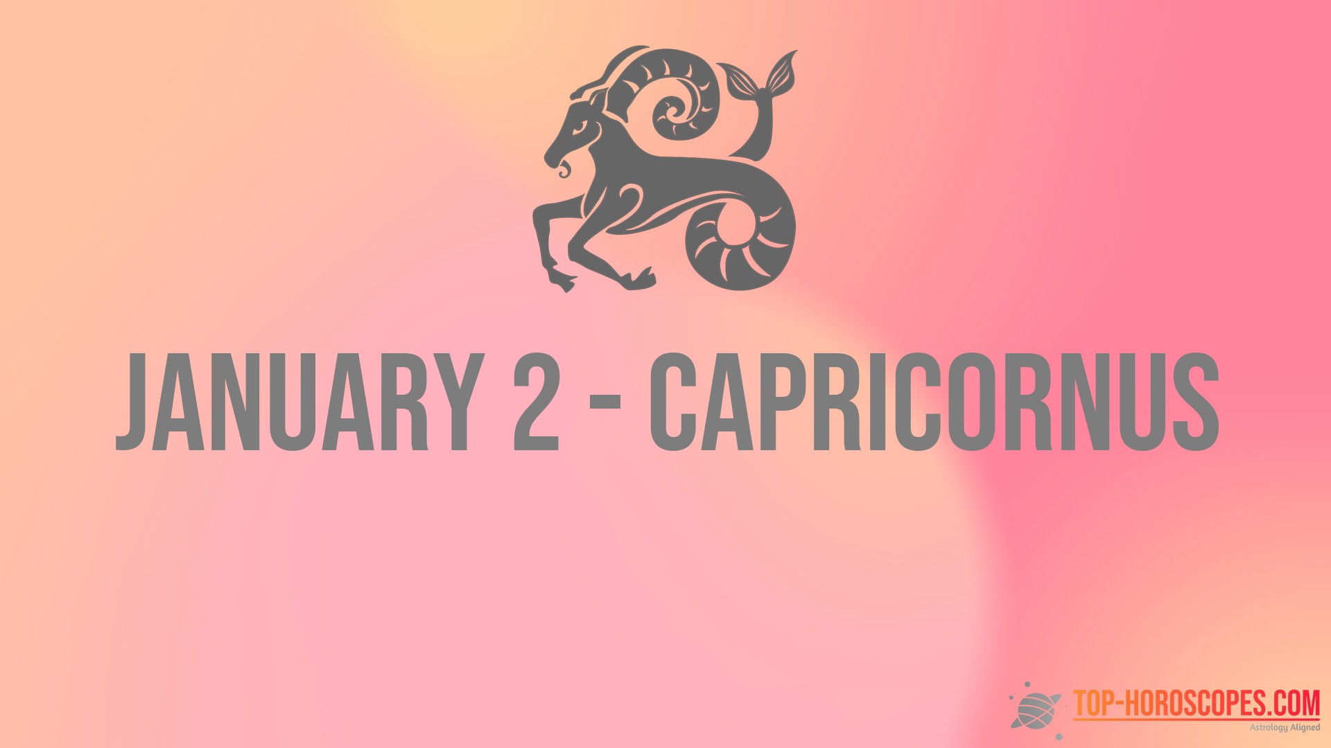 January 2 Zodiac Sign Capricornus - Intuitive