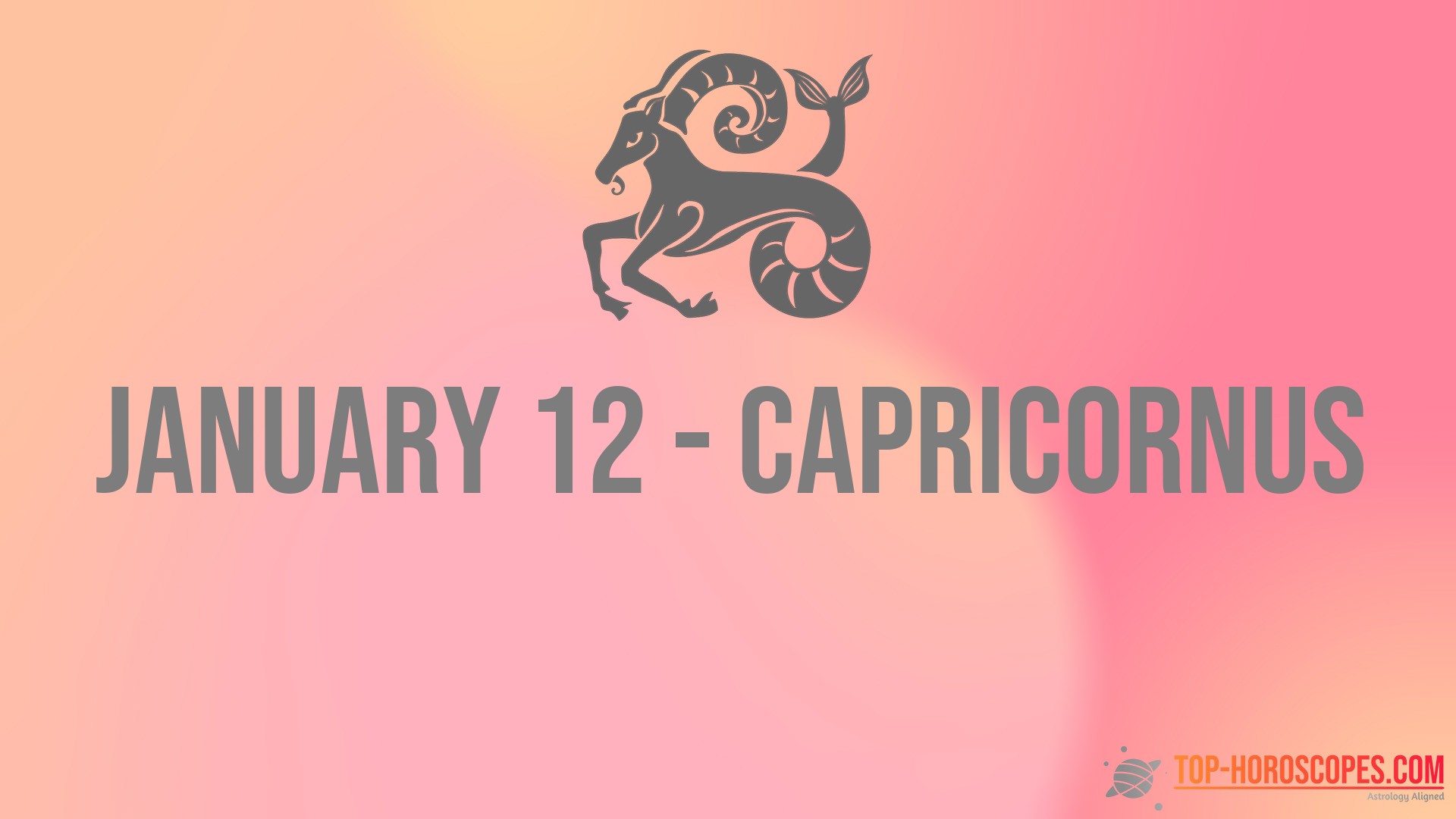 January 12 Zodiac Sign Capricornus - Motivated